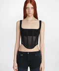 Dion Lee Crochet Corset Top Black - 8 / Black - Outfit Sets