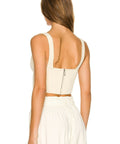 Dion Lee Crochet Corset Top Ivory - 8 / White - Corsets