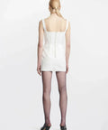 Dion Lee Fork Frame Mini Dress - 8 / White - Dresses
