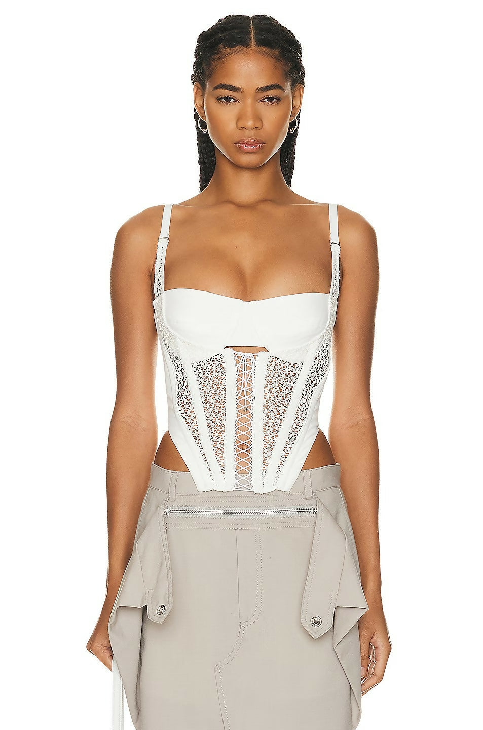 Dion Lee Lace Up Corset Top | Passion For Fashion