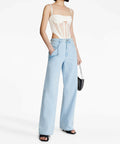 Dion Lee Lace Up Corset Top White - 10 / White - Tops