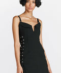 dion lee laced bonded mini dress Laced Bonded Mini