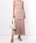 pink_linear_crepe_pleat_strapless_dress_dion_lee
