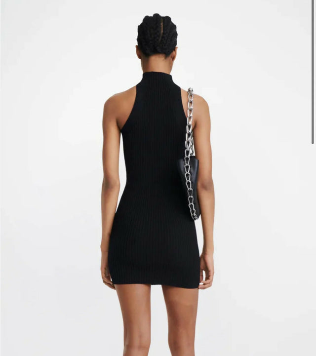 Dion Lee Muscular Twist Mini Black - 8 / Black - Dresses
