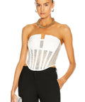 Dion Lee Pocket Corset Top - 8 / White - Corsets