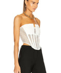 Dion Lee Pocket Corset Top - 8 / White - Corsets