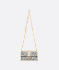 Dior Montaigne East-West Bag with Chain - Blue - Bags