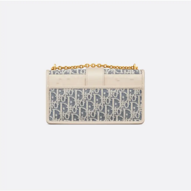 Dior Montaigne East-West Bag with Chain - Blue - Bags