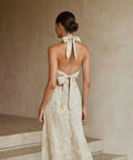 Dissh Malta Linen Ring Maxi Dress - 8 / Multi - Dresses
