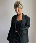 Djerf Avenue Forever Blazer - 8 / Black - Blazers