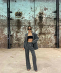 Djerf Avenue Forever Blazer + Favorite Pants Set - 8 / Black - Outfit Sets
