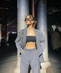 Djerf Avenue Forever Blazer + Favorite Pants Set - 8 / Black - Outfit Sets