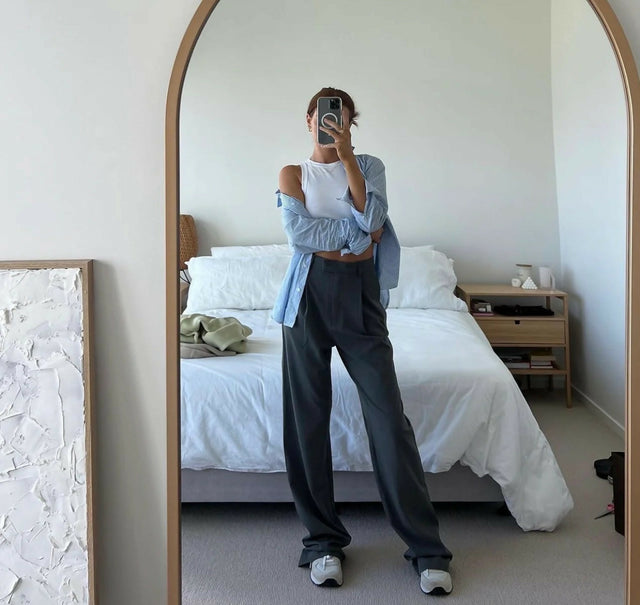 Djerf Avenue Forever Blazer + Favorite Pants Set - 8 / Black - Outfit Sets