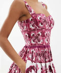 Dolce & Gabbana - Dolce & Gabbana Majolica Bustier Dress