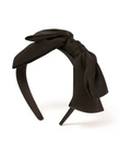 Double Bow Headband - Black - Black - Headband