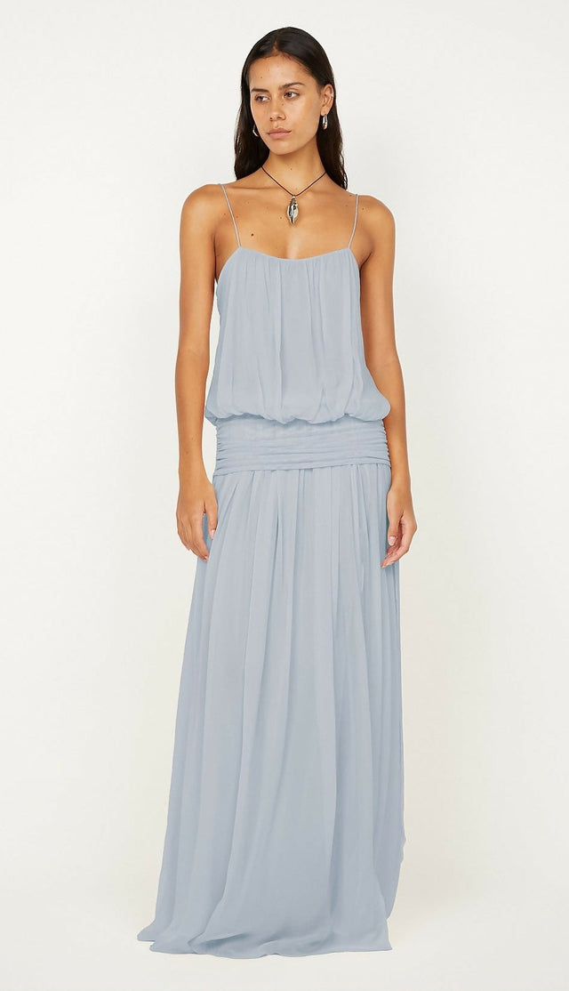 Zimmermann Dancer Empire Waist Dress in Abstract Blush | Passion For Fashion