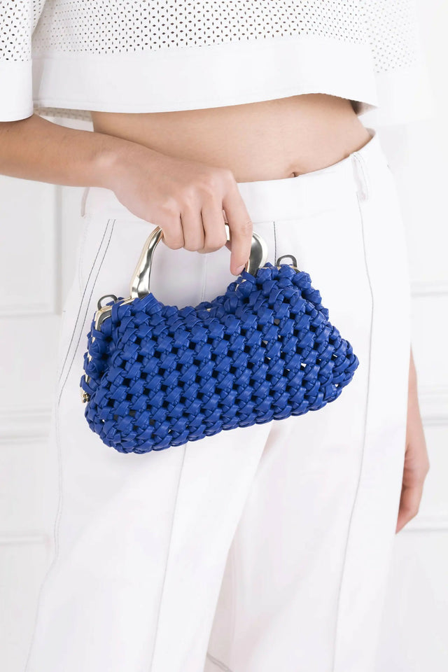 Aje New Weave Bag Blue Size O/S