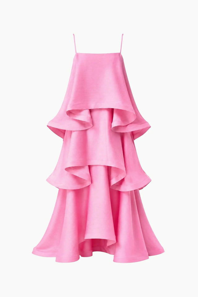 Elliatt Tilly Tiered Maxi Dress in Pink