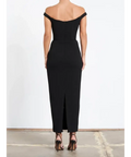 Effie Kats - Amaya Midi Dress - 12 / Black - Dresses