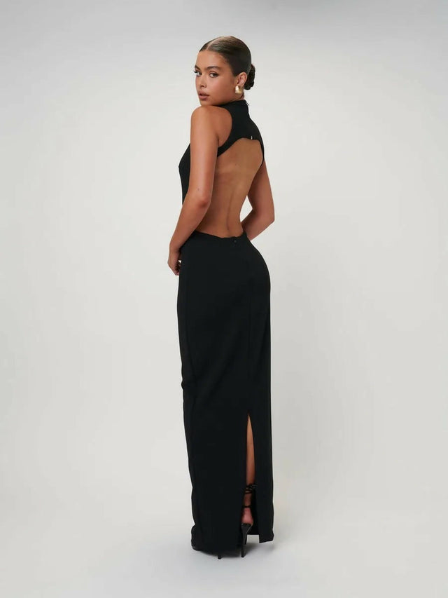 Effie Kats Ambre Gown Black Size S - 8 / Black - Dresses