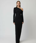EFFIE KATS Cayley gown in black / Size XS - Black / 8 - Dresses