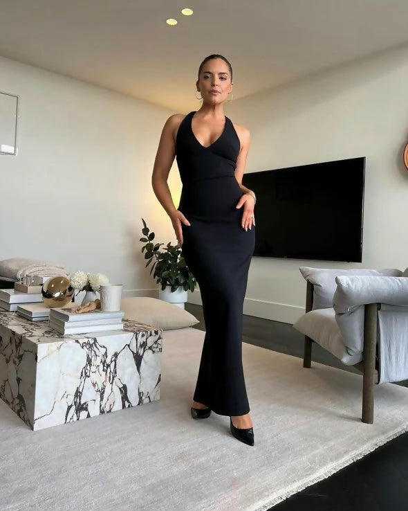 Effie Kats Eiza Gown | Black - 6 / Black - Dresses
