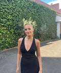 Effie Kats Eiza Gown | Black - 6 / Black - Dresses