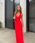 Effie Kats Eiza Gown | Red - Dresses