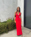 Effie Kats Eiza Gown | Red - Dresses