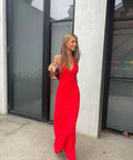 Effie Kats Eiza Gown | Red - Dresses