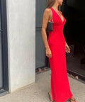 Effie Kats Eiza Gown | Red - Dresses
