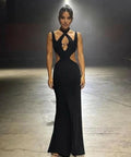 Effie Kats Elvira Gown in Black - 6 / Black - Dresses