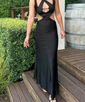 Effie Kats Elvira Gown in Black - 6 / Black - Dresses