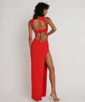 Effie Kats Eniko Gown in Red Size 8 10 - Dresses