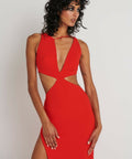 Effie Kats Eniko Gown in Red Size 8 10 - Dresses