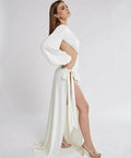 Effie Kats Gisele Gown - 6 / White - Dresses