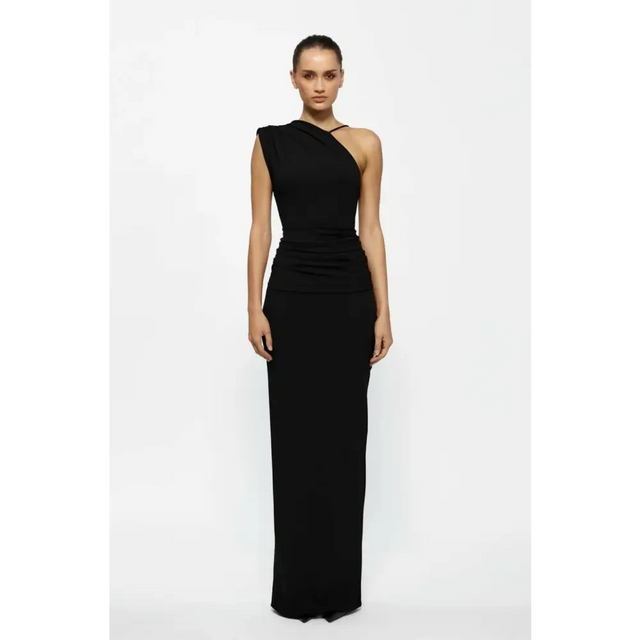 Effie Kats Greer Gown in Black - Dresses