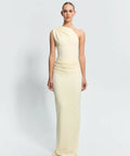 Effie Kats Greer Gown in Lemon - Dresses