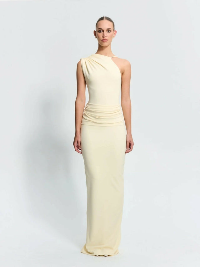 Effie Kats Greer Gown in Lemon - Dresses