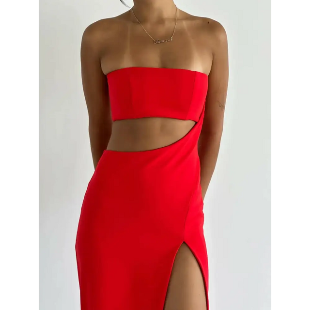 Effie Kats Hall Of Fame Gown - 8 / Red - Dresses