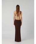 Effie Kats Hawlya Gown Dress Cocoa Size 8 - 8 / Brown - Dresses