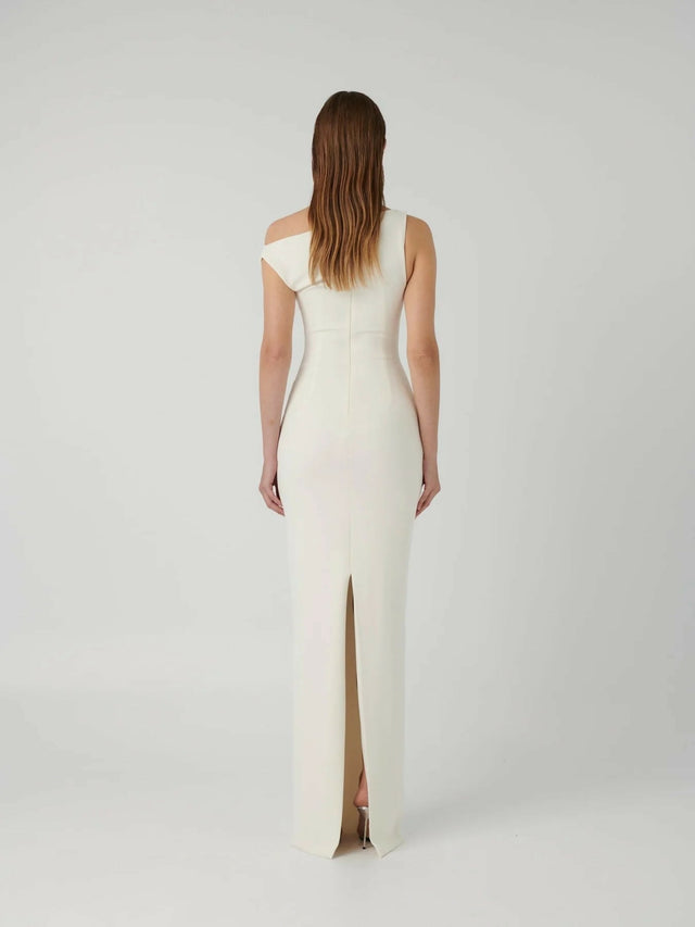 Effie Kats Inaya Gown in Ivory Size 8 - 8 / White - Dresses