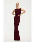 Effie Kats Inaya Gown in Wine - 10 / Red - Dresses