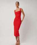 Effie Kats Marbella Dress in Cherry Red Size 10 - 10 / Red - Dresses