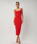 Effie Kats Marbella Dress in Cherry Red Size 10 - 10 / Red - Dresses