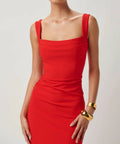 Effie Kats Marbella Dress in Cherry Red Size 10 - 10 / Red - Dresses