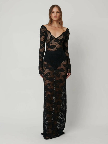 Effie Kats Milano Lace Gown Dress Size XS