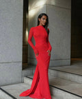 Effie Kats Monaco Gown Red - 12 / Red - Dresses