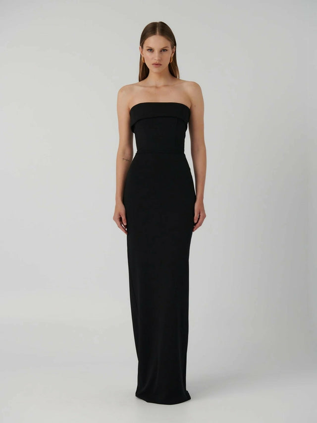 Effie Kats Monroe Gown Black - 8 / Black - Dresses