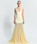 Effie Kats Odessa Gown in Lemon - Dresses